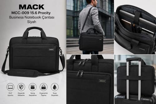 MACK MCC-009 15.6 Procity Business Notebook Çantası Siyah